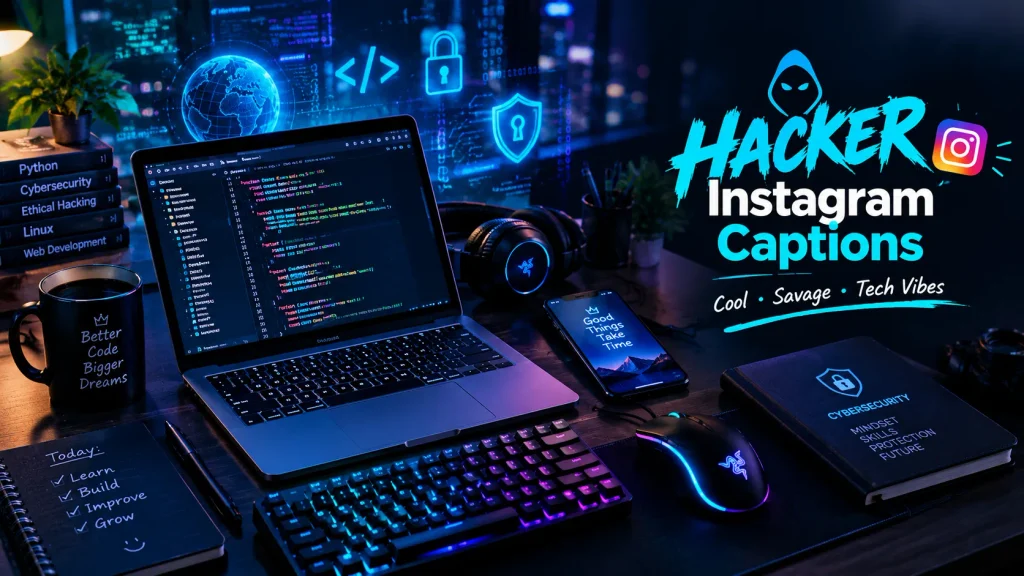 Hacker Instagram Captions