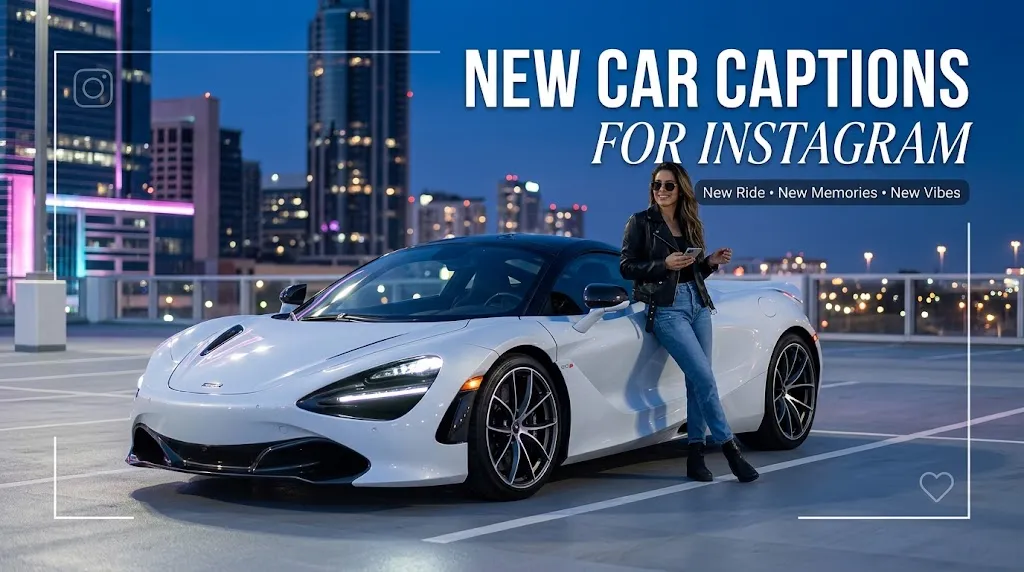 New Car Captions For Instagram