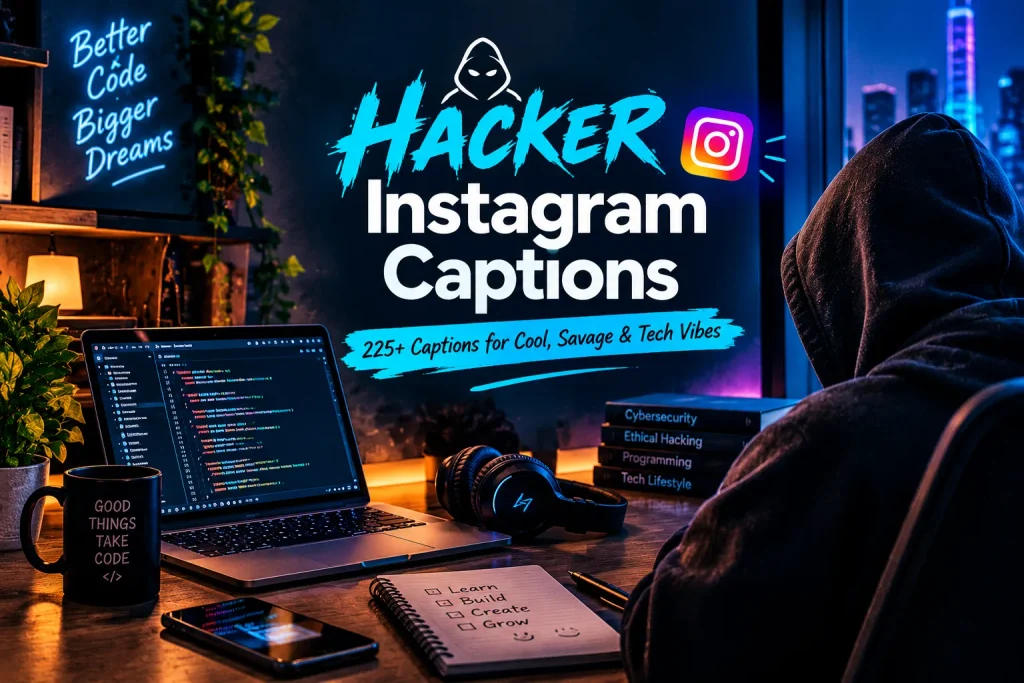 Hacker Instagram Captions