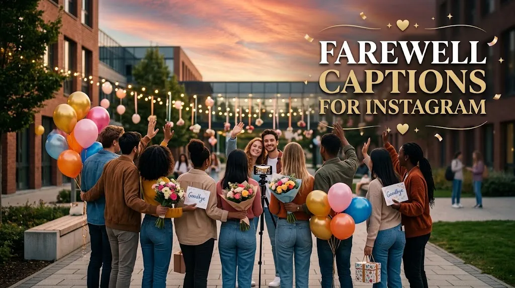 Farewell Captions For Instagram